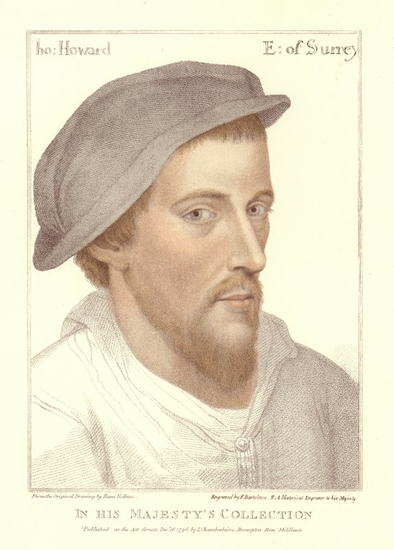 Henry Howard, Earl of Surrey (akvatinta) tekijältä Hans Holbein der Jüngere