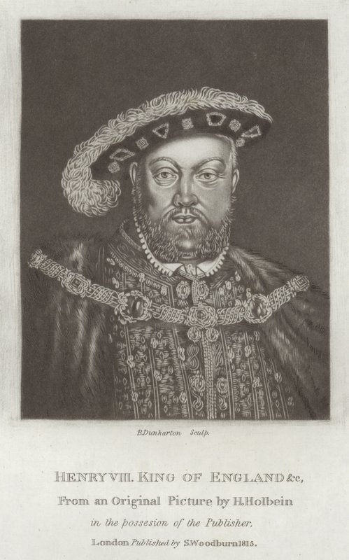 Henrik VIII Englannin kuningas tekijältä Hans Holbein der Jüngere