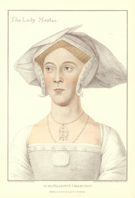 Jane Meutas (akvatinta) tekijältä Hans Holbein der Jüngere