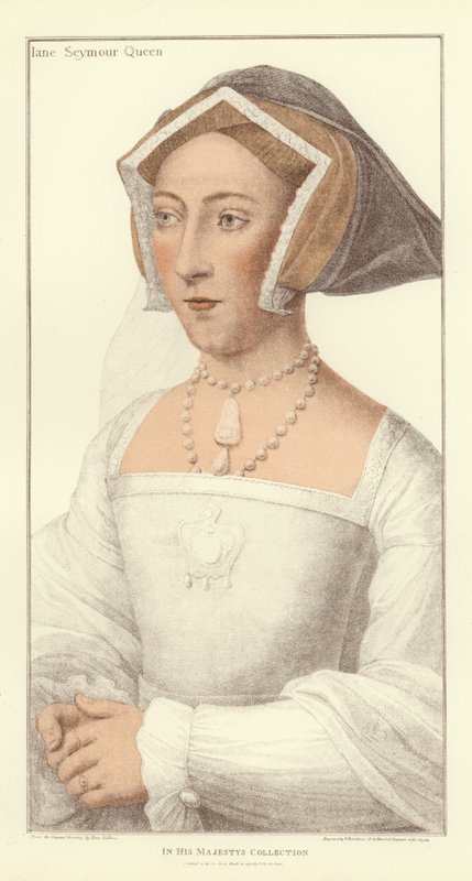 Jane Seymour, Englannin kuningatar (akvatintti) tekijältä Hans Holbein der Jüngere