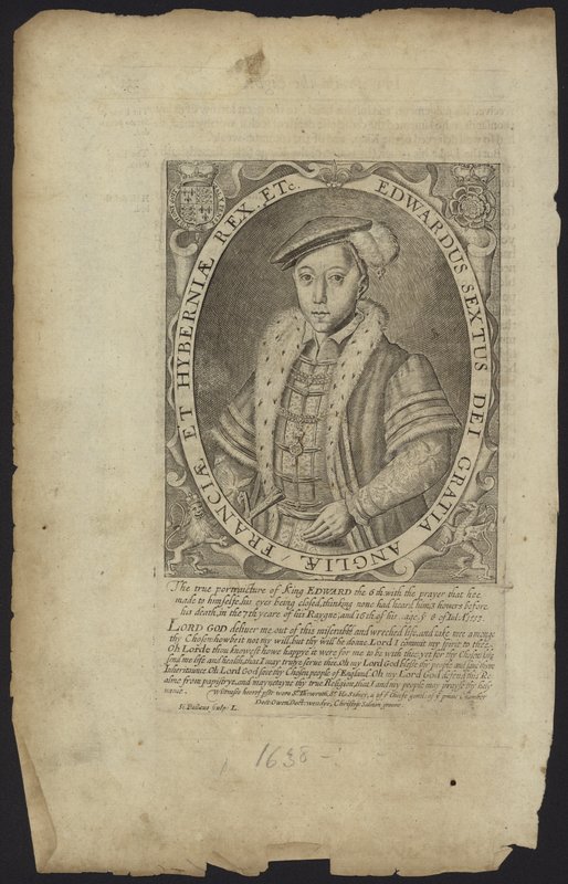 Englannin ja Irlannin kuningas Edward VI tekijältä Hans Holbein der Jüngere