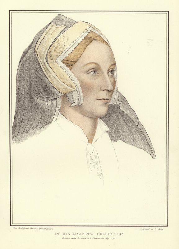 Margaret, Lady Elyot (akvatinta) tekijältä Hans Holbein der Jüngere