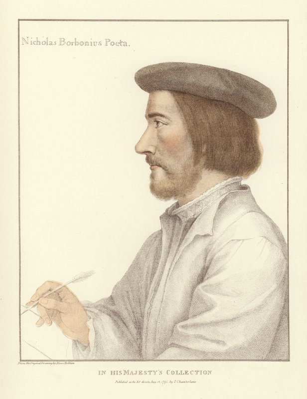 Nicholas Borbonius (akvatinta) tekijältä Hans Holbein der Jüngere