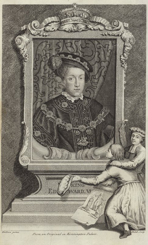 Englannin Edward VI:n muotokuva tekijältä Hans Holbein der Jüngere
