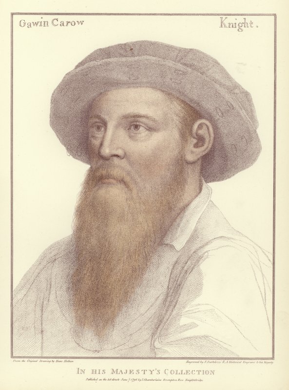 Sir Gawain Carew (akvatinta) tekijältä Hans Holbein der Jüngere