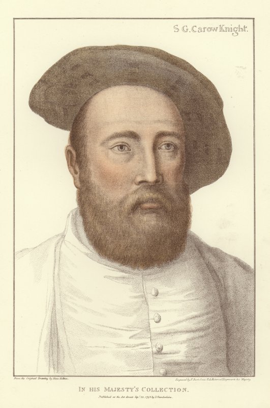 Sir George Carew (akvatinta) tekijältä Hans Holbein der Jüngere