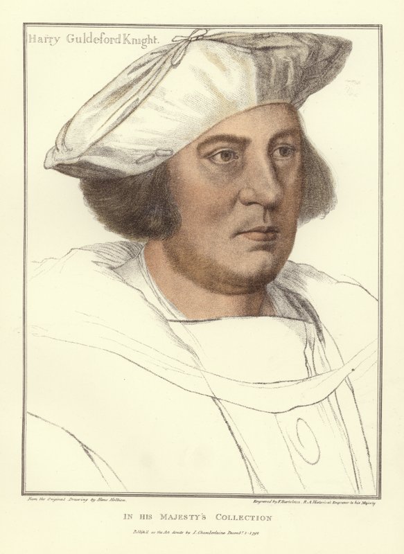 Sir Henry Guildford (akvatintti) tekijältä Hans Holbein der Jüngere