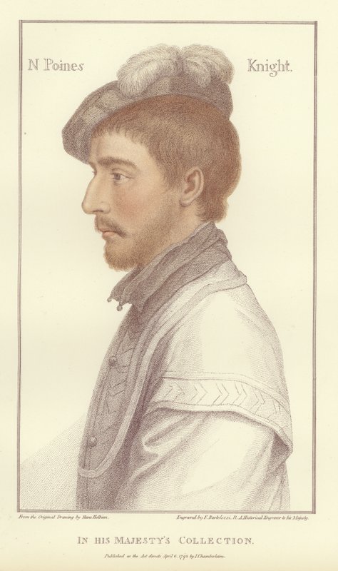 Sir Nicholas Poins (akvatintta) tekijältä Hans Holbein der Jüngere