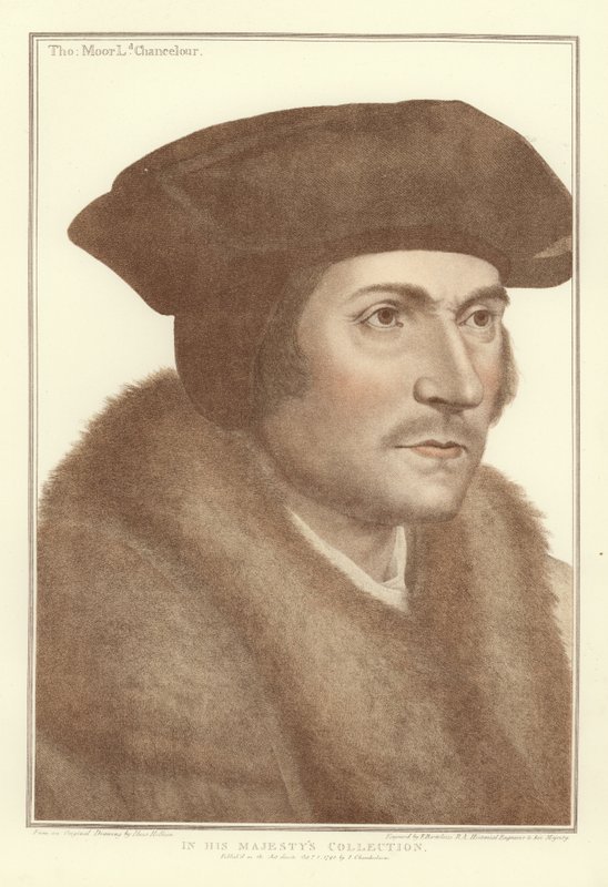 Sir Thomas More (akvatintta) tekijältä Hans Holbein der Jüngere