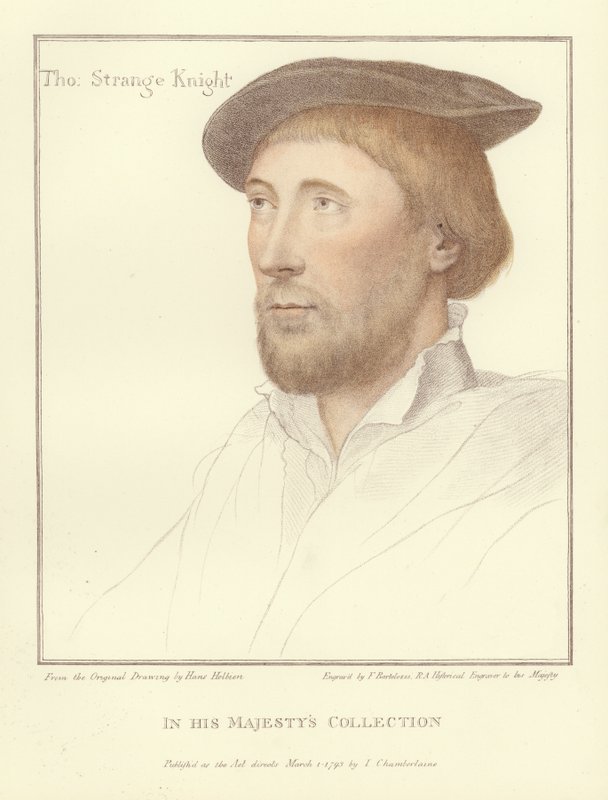 Sir Thomas Strange (akvatintti) tekijältä Hans Holbein der Jüngere