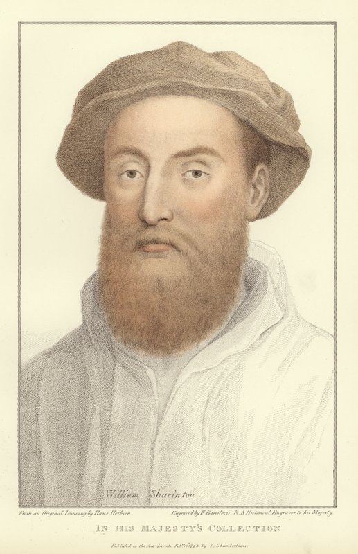 Sir William Sharington (akvatinta) tekijältä Hans Holbein der Jüngere
