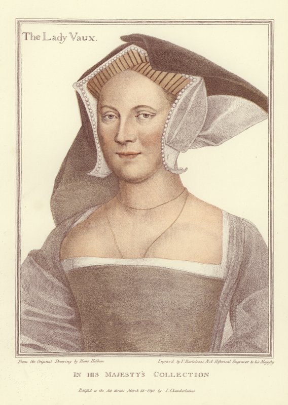 Lady Vaux (akvatinta) tekijältä Hans Holbein der Jüngere