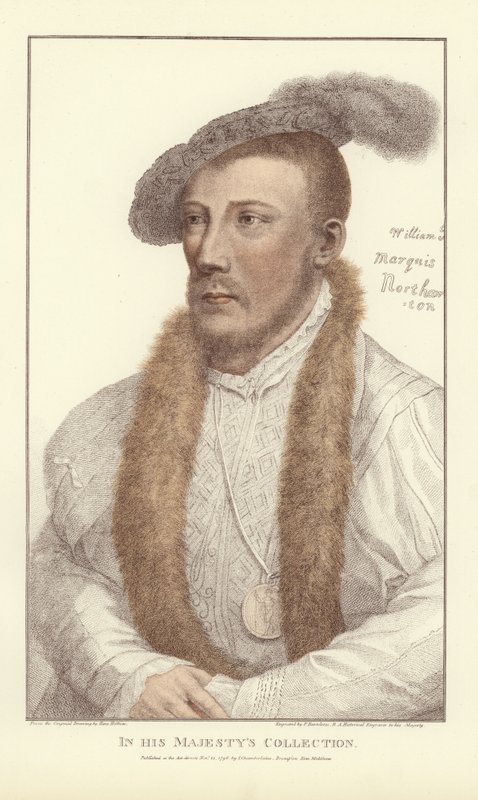William Parr, Northamptonin markiisi (akvatinta) tekijältä Hans Holbein der Jüngere