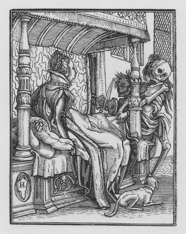 Holbeinin Kuolematanssi: Herttuatar tekijältä Hans Holbein der Jüngere