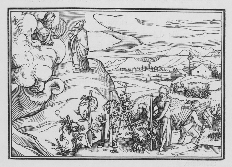 Tietyt Jumalan määräämät moraaliset ja seremonialliset lait, Leviticus XIX, 1, 2 tekijältä Hans after Holbein the Younger