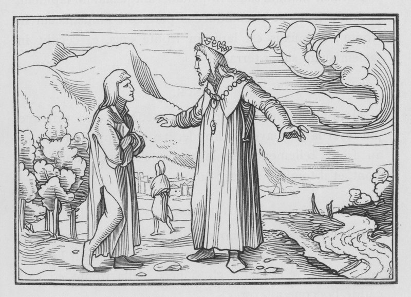 David Saveth Keilah, 1 Samuel XXIII, 5 tekijältä Hans after Holbein the Younger