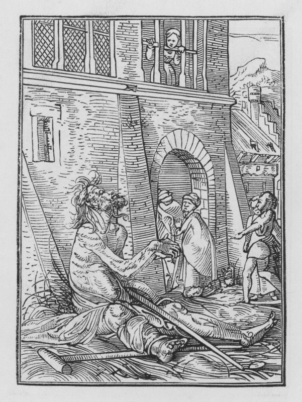 Holbeinin Kuolematanssi: Kerjäläinen tekijältä Hans after Holbein the Younger