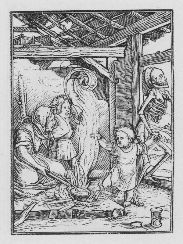 Holbeinin Kuolematanssi: Lapsi tekijältä Hans after Holbein the Younger
