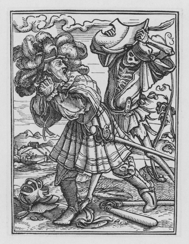 Holbeinin kuolematanssi: Kreivi tekijältä Hans after Holbein the Younger