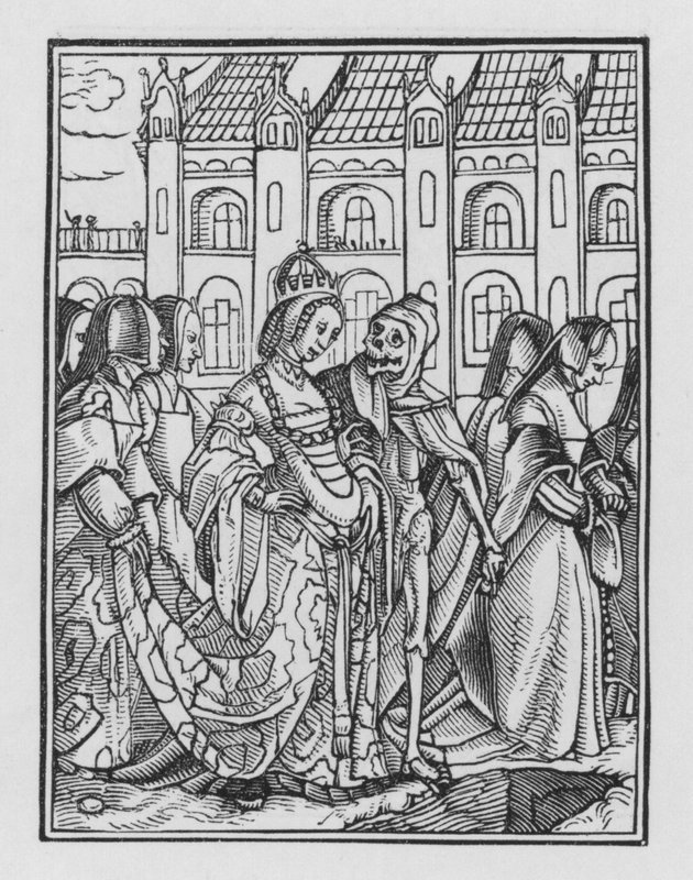 Holbeinin kuolematanssi: Keisarinna tekijältä Hans after Holbein the Younger
