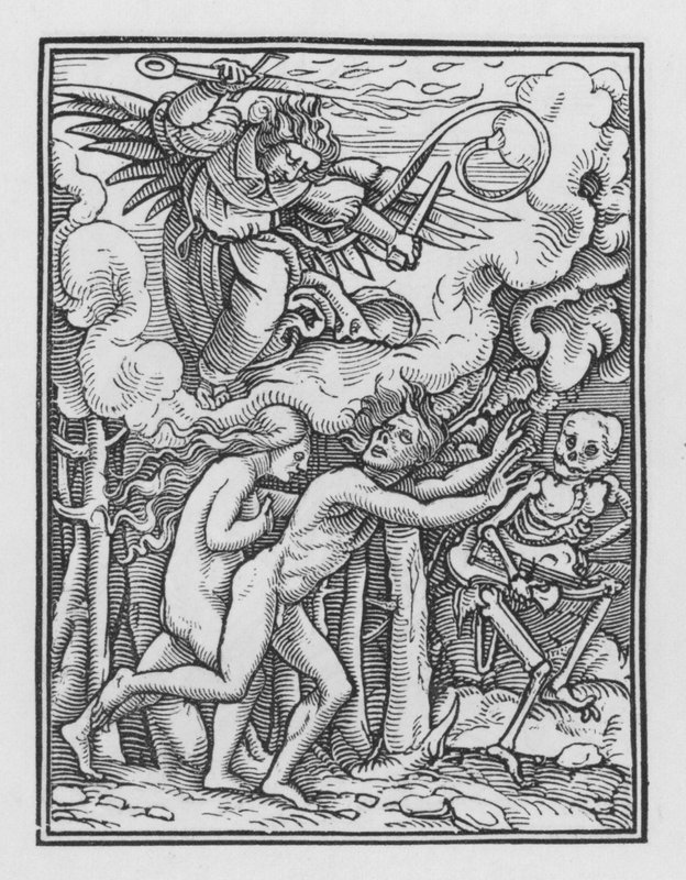 Holbeinin Kuolematanssi: Karkotus tekijältä Hans after Holbein the Younger