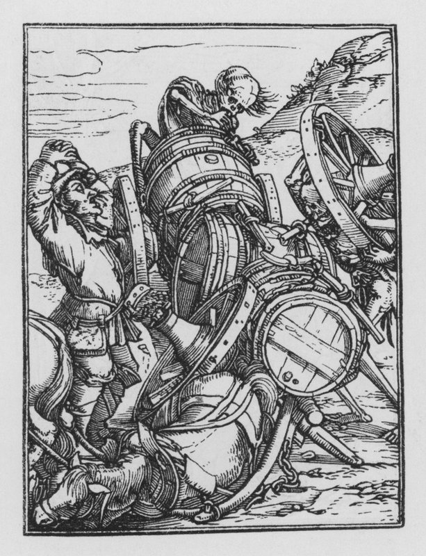 Holbeinin Kuolematanssi: Wagoner tekijältä Hans after Holbein the Younger