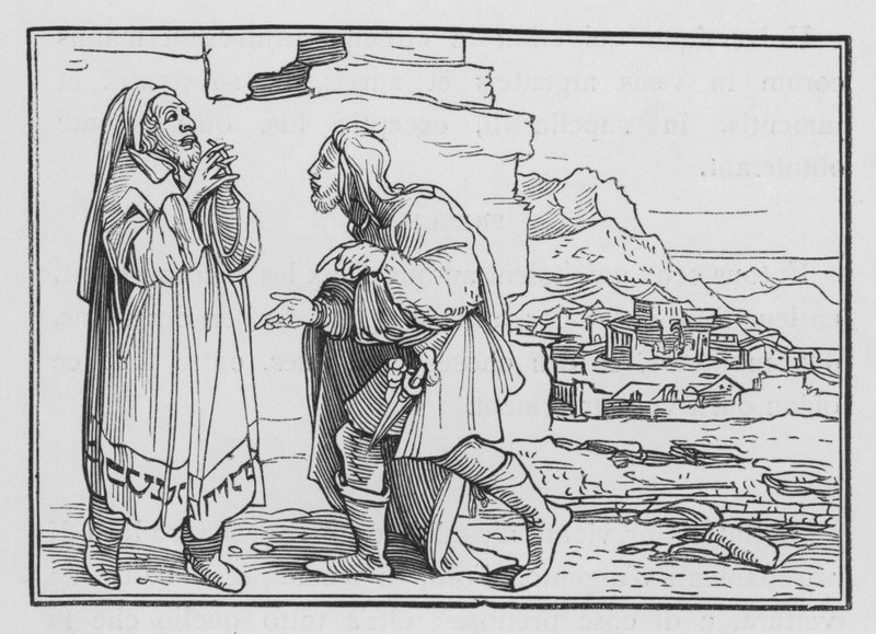 Nehemia Mourneth, Fasteth ja Prayeth, Nehemia I, 3 tekijältä Hans after Holbein the Younger