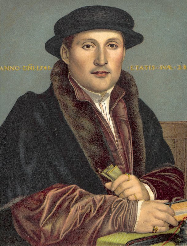 Gentlemanin muotokuva tekijältä Hans after Holbein the Younger