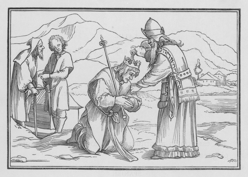 Samuel Anointeth Saul, 1 Samuel X, 1 tekijältä Hans after Holbein the Younger