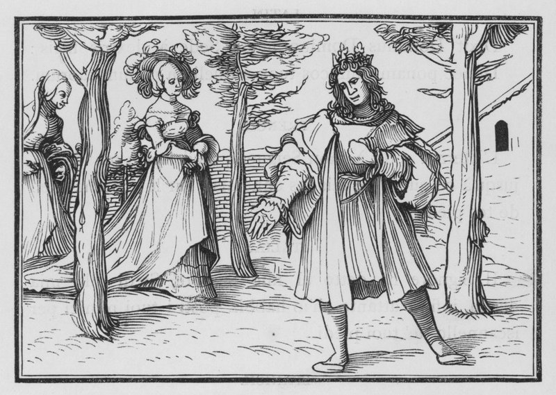 Kirkon rakkaus Kristukseen, Salomon I laulu, 14 tekijältä Hans after Holbein the Younger