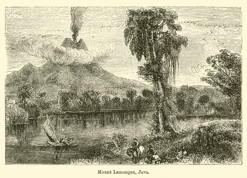 Lamongan-vuori, Java tekijältä Harden Sidney Melville