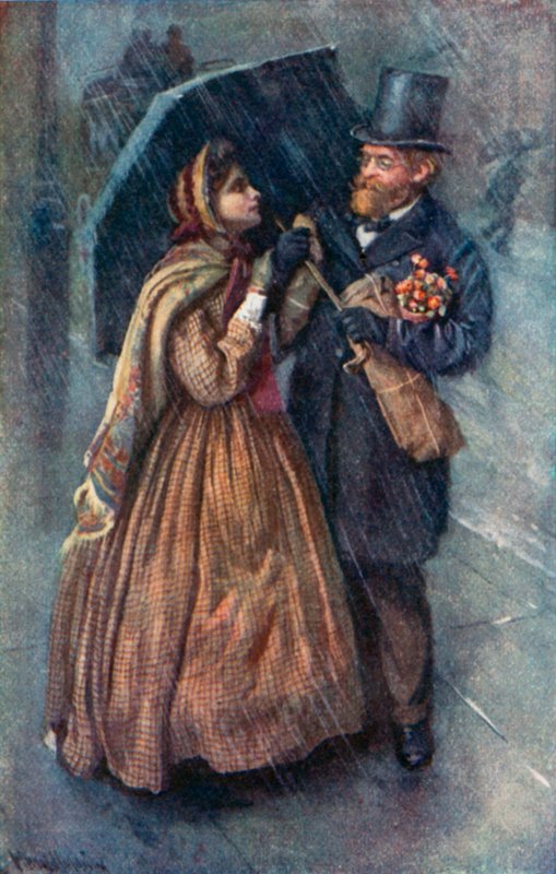 Louisa M Alcottin kuvitus hyville vaimoille tekijältä Harold Copping