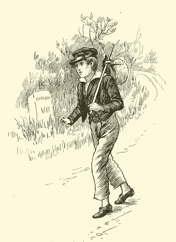 Oliver Twist, matkalla Lontooseen tekijältä Harold Copping
