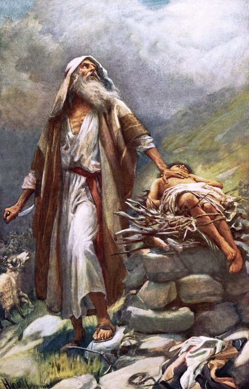 Abraham ja Iisak tekijältä Harold Copping