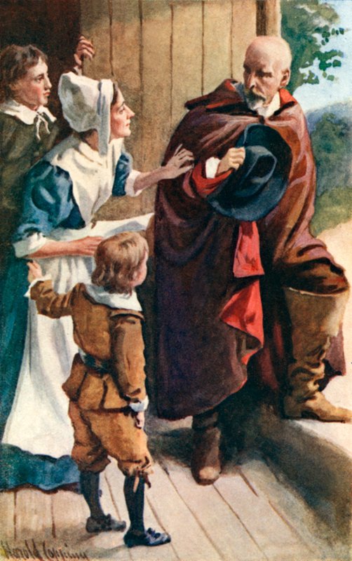Christianan vieras tekijältä Harold Copping