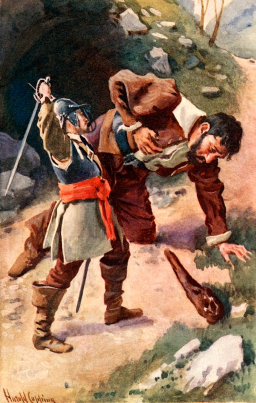 Giant Maulin kuolema tekijältä Harold Copping