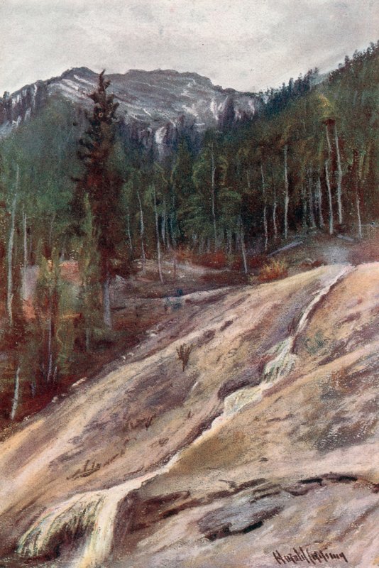 Kuuma rikkilähde, Banff tekijältä Harold Copping