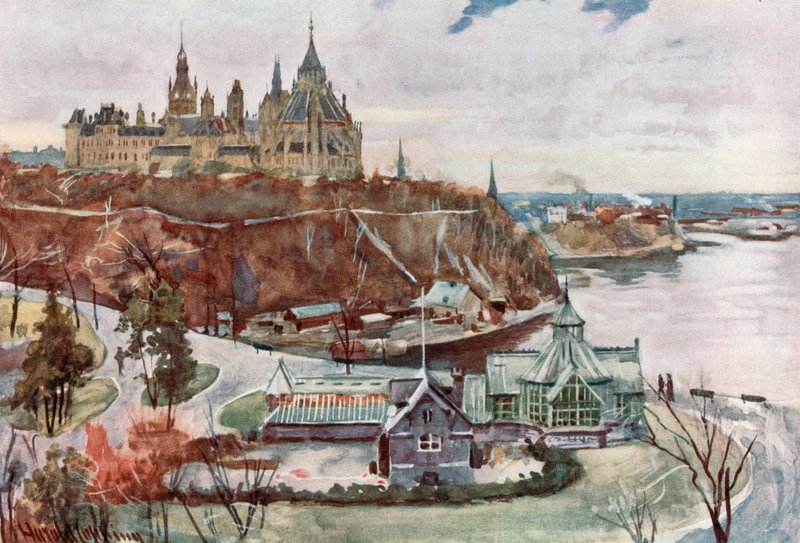 Parlamenttitalo, Ottawa tekijältä Harold Copping
