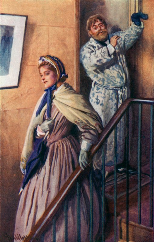 Louisa M Alcottin kuvitus hyville vaimoille tekijältä Harold Copping