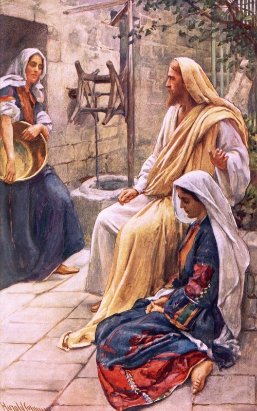 Martta ja Maria tekijältä Harold Copping