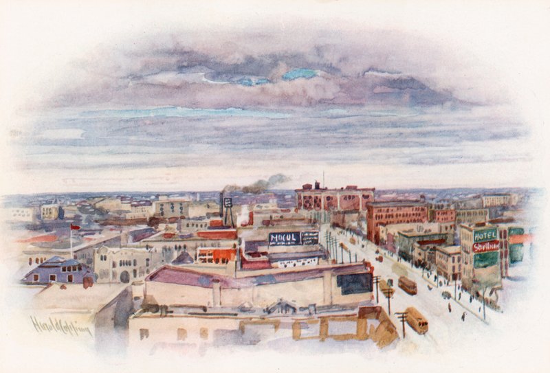 Winnipeg, Union Bank Buildingsista tekijältä Harold Copping