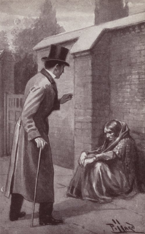 Kuvitus Charles Dickensin Edwin Droodin mysteeriin (litho) tekijältä Harold Hume Piffard