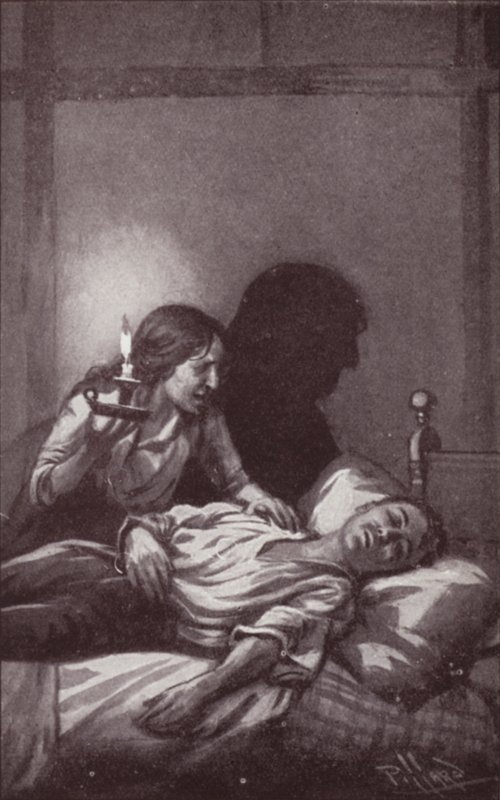 Kuvitus Charles Dickensin Edwin Droodin mysteeriin (litho) tekijältä Harold Hume Piffard
