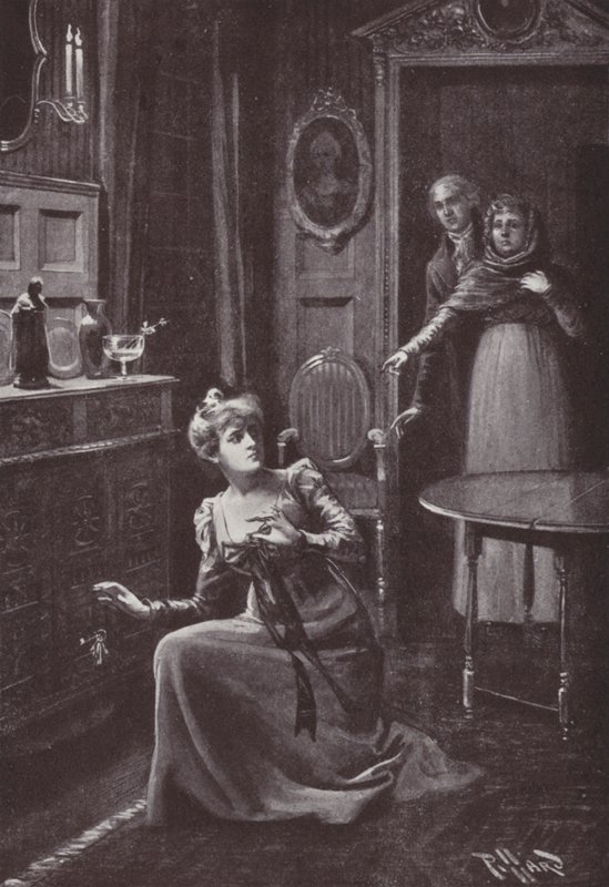 William Makepeace Thackerayn kuvitus Vanity Fairille (litho) tekijältä Harold Hume Piffard