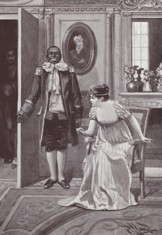 William Makepeace Thackerayn kuvitus Vanity Fairille (litho) tekijältä Harold Hume Piffard
