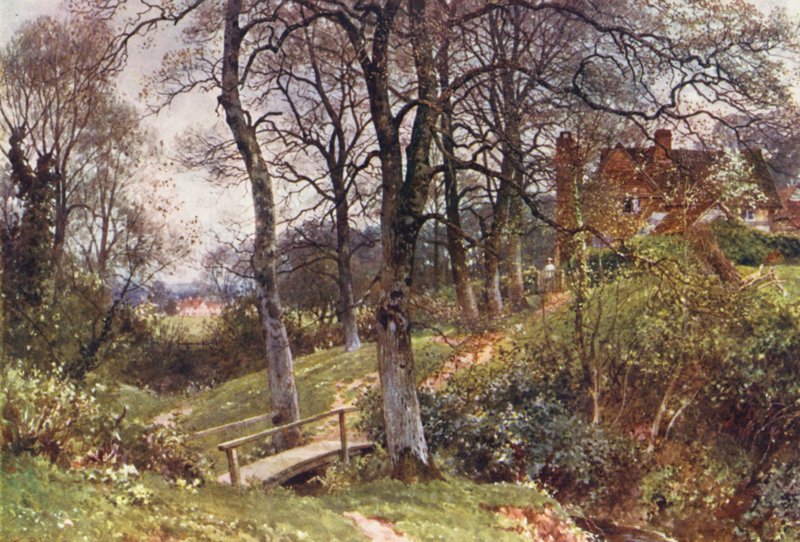 Polku kylään, Ockley (värilitra) tekijältä Harold Sutton Palmer