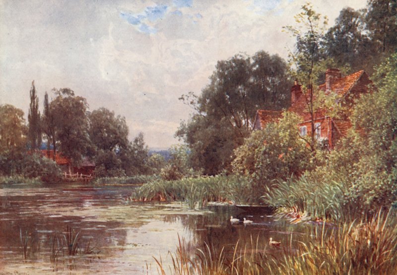 Flanchford Mill (värilitraus) tekijältä Harold Sutton Palmer