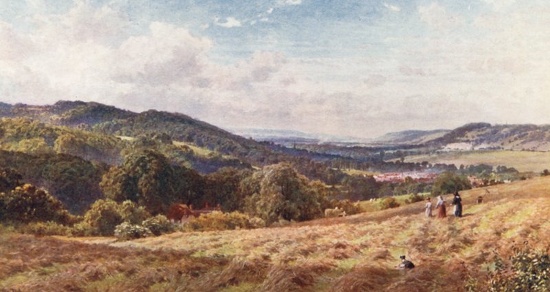 Dorkingin laakso (värilitra) tekijältä Harold Sutton Palmer
