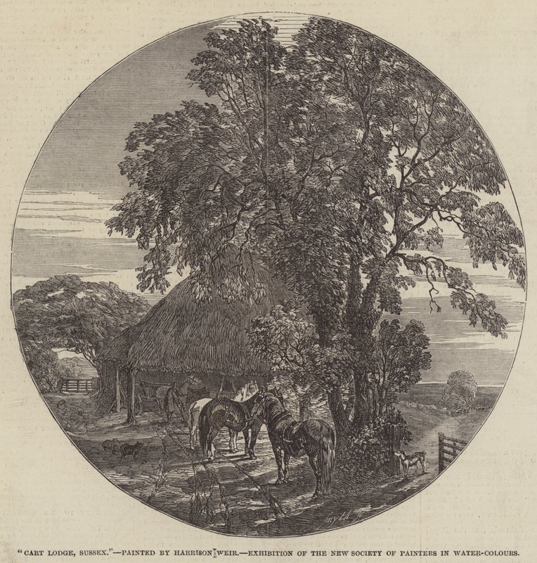 Cart Lodge, Sussex tekijältä Harrison William Weir