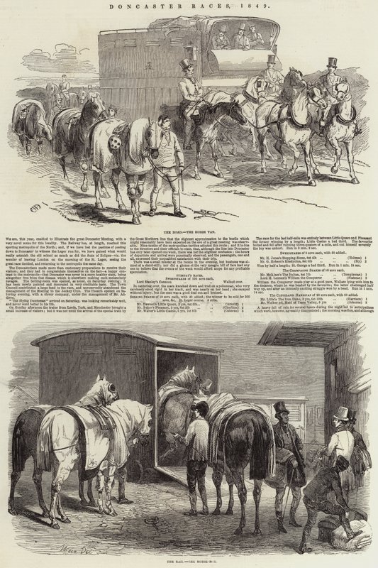Doncaster Races, 1849 tekijältä Harrison William Weir